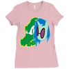 vector scratch Ladies Fitted T-Shirt