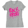 rock music r2 Ladies Fitted T-Shirt