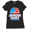 johnson hanks 2020 Ladies Fitted T-Shirt