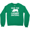 save the chubby unicorns Crewneck Sweatshirt