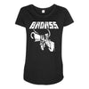 bad ass Maternity Scoop Neck T-shirt