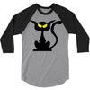 black cat 3/4 Sleeve Shirt