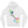 rgb cmyk Zipper Hoodie