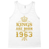 kings are born in 1963 Tank Top