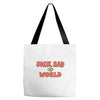 sick sad world Tote Bags