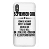 Super September Girl iPhoneX
