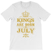 kings are born in july T-Shirt