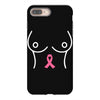 breast with pink ribbon iPhone 8 Plus