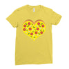 pizza lover Ladies Fitted T-Shirt