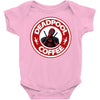 Deadpool Coffee Baby Bodysuit