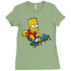 the simpson Ladies Fitted T-Shirt