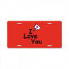 I LOVE YOU License Plate