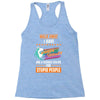 walk away i have anger issues and a serious dislike for stupid people Racerback Tank