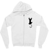 Cat Pocket Zipper Hoodie