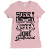 This Guy Is Taken By A Super Sexy June Girlfriend Ladies Fitted T-Shirt