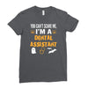 dental assistant halloween Ladies Fitted T-Shirt