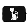 white cat funny Laptop sleeve