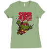 super turtle bros raph Ladies Fitted T-Shirt