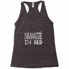 namaste in bed off shoulder Racerback Tank