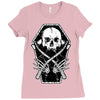 coffin and reaper Ladies Fitted T-Shirt