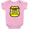 grammar police customizable Baby Onesie