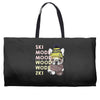 ski mood french bulldog Weekender Totes