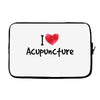 I Love Acupuncture Laptop sleeve