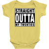straight outta my twenties Baby Bodysuit