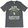 alien abductee survivor tour ufo nerd geek comic funny T-Shirt