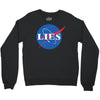 lies nasa logo Crewneck Sweatshirt