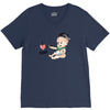 Cute Baby Painter's Dad Love V-Neck Tee