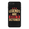 legends are born in october iPhone 7 Plus Case