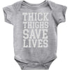 thick thighs save lives Baby Bodysuit