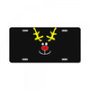 reindeer face novelty christmas License Plate