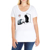cat ats new gift Ladies Curvy T-Shirt