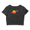 the spaceman logo Crop Top