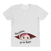 April Peeking Out Baby Girl in Spanish All Over Women's T-shirt