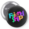 friend ship Pin-back button