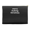 merry fucking christmas Accessory Pouches