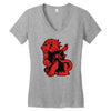 house of lion Women's V-Neck T-Shirt