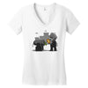 pacifist plumber Women's V-Neck T-Shirt