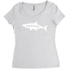 Mama Shark Women's Triblend Scoop T-shirt