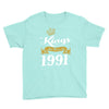 kings are born in 1991 Youth Tee