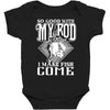 so good with my rod Baby Bodysuit