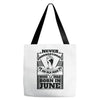 Never Underestimate Old Man Who Was Born June Tote Bags