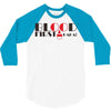 blood first 3/4 Sleeve Shirt