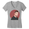 Messi Women's V-Neck T-Shirt