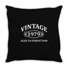 Vintage 1979 Aged to Perfection Throw Pillow