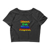 shoot eat sleep repeat gun Crop Top