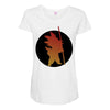 Goku Silhouette Maternity Scoop Neck T-shirt